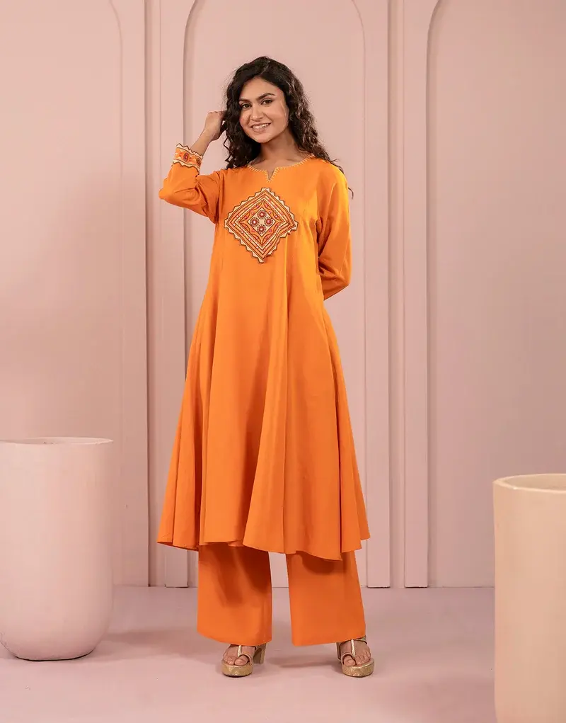 Saffron Charm Yoke Embroidered Set_2.webp