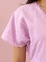 Lavanya Lilac Cotton Embroidered Cut Work Dress_5.webp