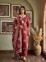 Rosewood Mandala Pure Cotton Suit Set