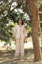 Ivory Heritage Mull Cotton Co-Ord Set