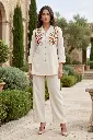 Ivory Fern Premium Flex Cotton Co-Ord Set