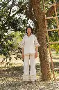 Ivory Crochet Heritage Premium Mull Cotton Co-Ord Set