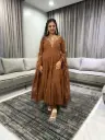 Cocoa Charm Mull Cotton Suit Set