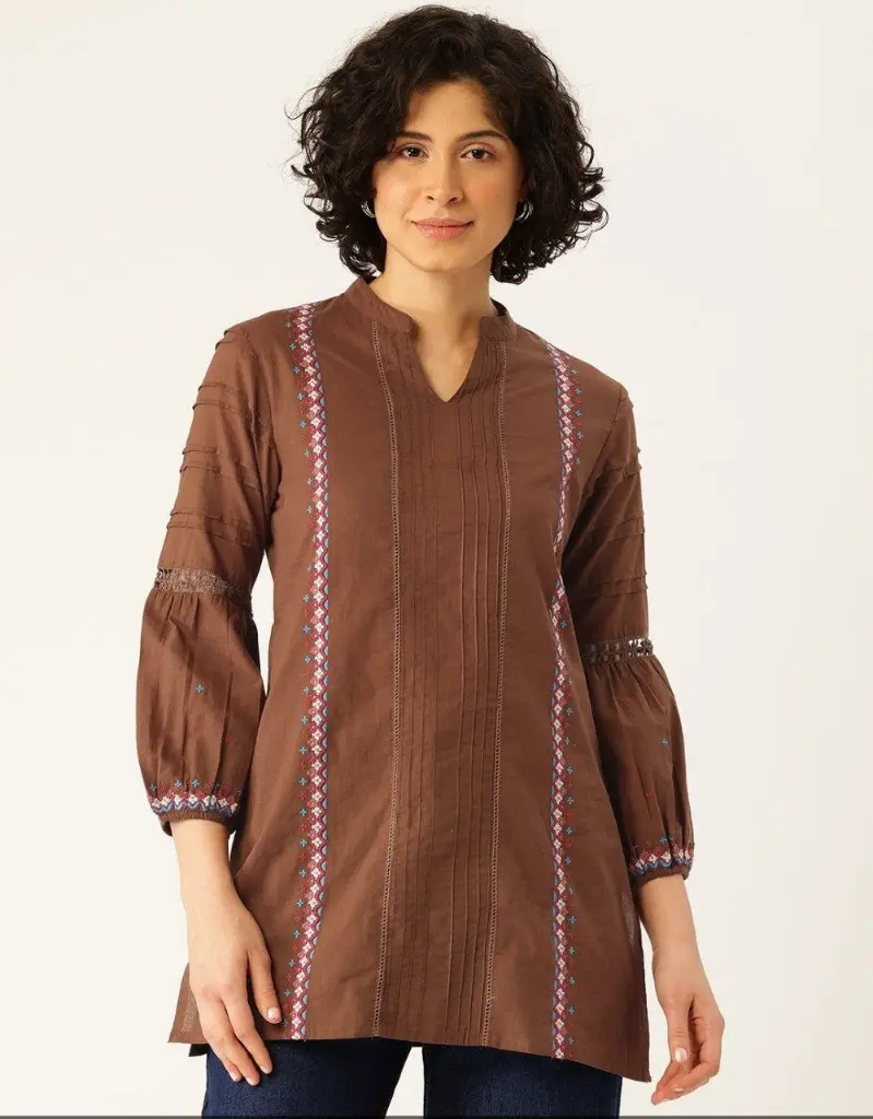 Cocoa Charm Premium Flex Cotton Top