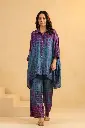 Twilight Orbit Premium Viscose Santoon Co-ord Set