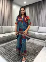 Boho Mosaic Gazzi Silk Co-Ord Set