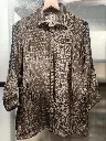 Mocha Heritage Natural Crepe Designer Shirt