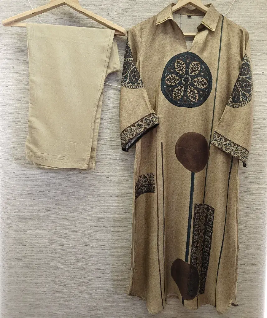 Desert Heritage Viscose Muslin Kurta Set