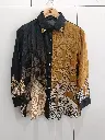 Ebony Mustard Viscose Muslin Designer Shirt