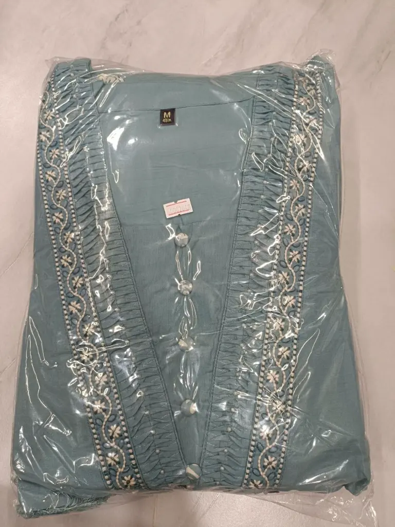 Celeste Embroidered Cotton Kurta Set