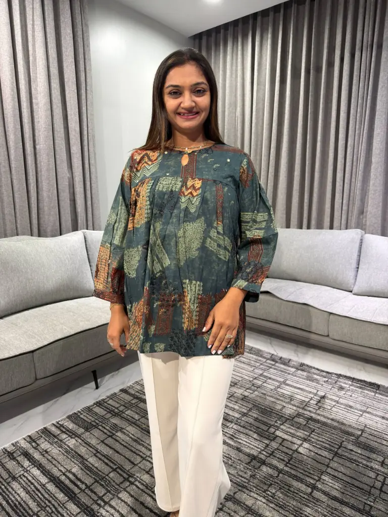 Forest Artisan Pure Cotton Top