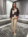 Geometric Grace Pure Cotton Co-ord Set