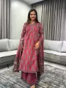 Crimson Heritage Pure Cotton 3-Piece Kurta Set