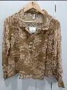 Olive Fern Pure Dobby Georgette Top