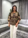 Midnight Paisley Pure Cotton Top