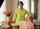 Lime Blossom Premium Slub Cotton Tunic