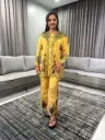 Royal Mustard Bloom Cord Set