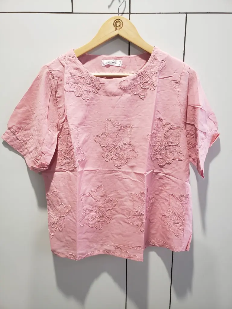 Blush Bloom Premium Soft Linen Top