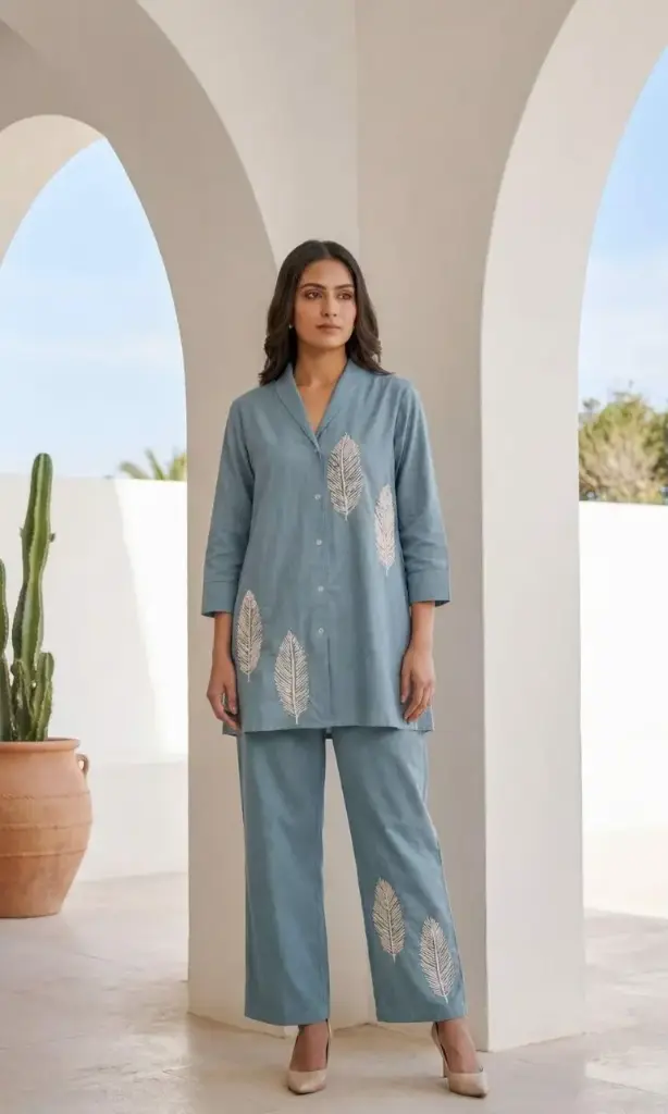 Feather Grace Pure Cotton Co-Ord Set