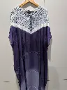Midnight Mist Gazzi Silk Kaftan