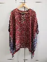 Rust Heritage Natural Crepe Kaftan Top