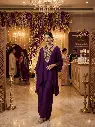 Royal Purple Pure HO Silk Co-Ord Set