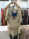 Champagne Beige Pure Shimmer Three-Piece Co-Ord Set
