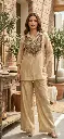 Champagne Gold Pure Shimmer Three-Piece Co-Ord Set