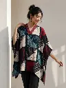 Mosaic Charm Modal Silk Kaftan Tunic