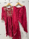 Premium Banarasi Mull Chanderi Floral Zari Kurta Set