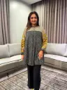 Mustard Geo Pure Muslin Tunic