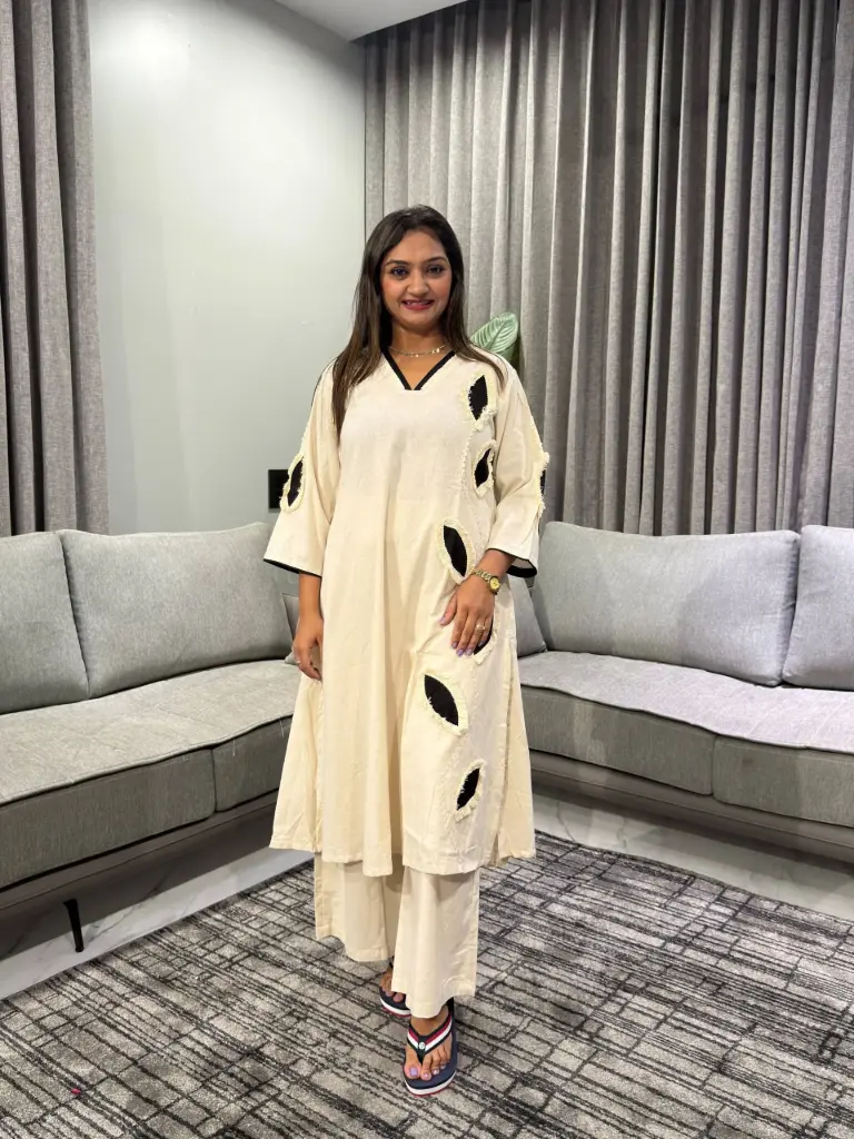 Ivory Heritage Cotton Kurta Set