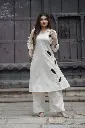 Ivory Heritage Crepe Kurta Set