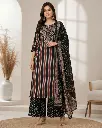Black Heritage Stripe Pure Cotton 3-Piece Set