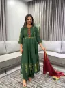 Emerald Heritage Handwork Pure Cotton 3-Piece Set