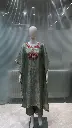 Sea Green Hand-Worked Glass Tissue Kaftan Kurta Set