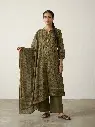 Olive Heritage Botanical Pure Cotton Kurta Set