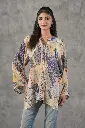 Pastel Paisley Viscous Crepe Top