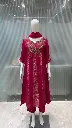 Rani Pink Dola Silk Banarasi Panels & Zardozi Yoke Suit Set