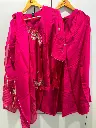 Rani Pink Dola Silk Angrakha Co-Ord Set