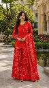 Crimson Red Bandhani Printed Pure Cotton 3-Piece Set