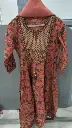 Muted Pink Floral Block Printed Pure Mull Cotton 3-Piece Set
