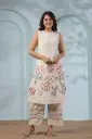 Tara Embroidered Sleeveless Cord Set
