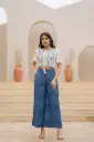Mehar Coastal Bloom Embroidered Set