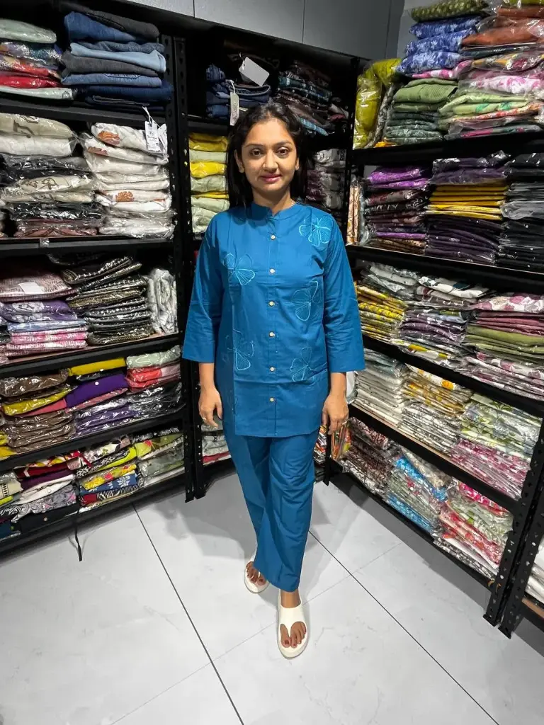 Noor Mul Cotton Embroidered Co-ord Set