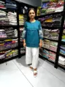 Teal Blossom Embroidered mul cotton Tunic