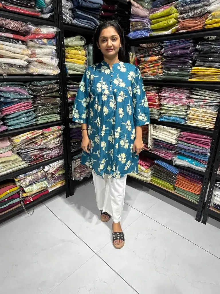 Neelkamal Cotton Floral Tunic