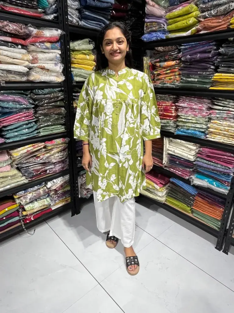 Neelam Leafy Grace Top