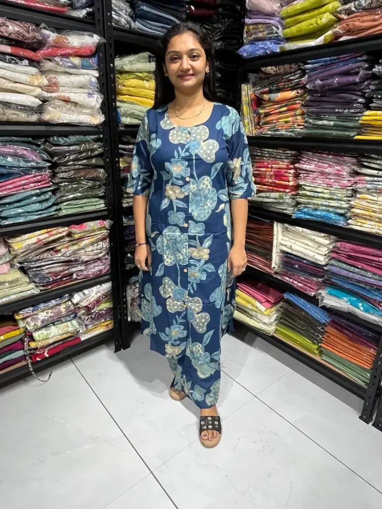 Anaya Sky Flower Cotton Duo