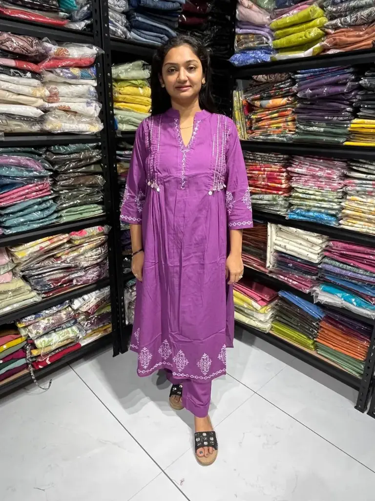 Avira Purple Mirror Cotton Set